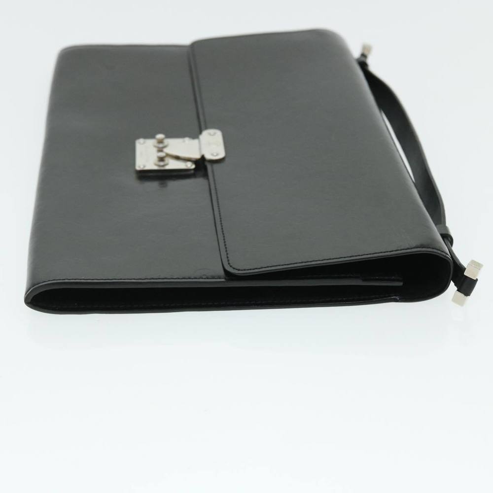 LOUIS VUITTON Monogram Mini Glace Anushka GM Hand Bag Black M92229 Auth bs7711 - Picture 3 of 16